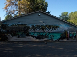 loveland island grill mural - 