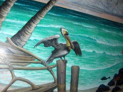 loveland island grill mural - 